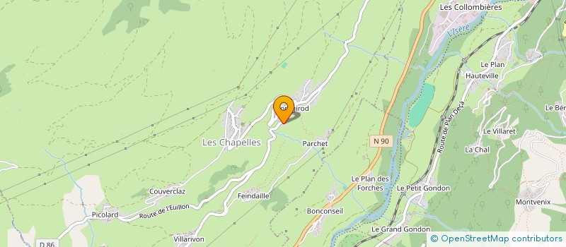 localisation de l'entreprise CAPUCON IMMOBILIER  LES CHAPELLES