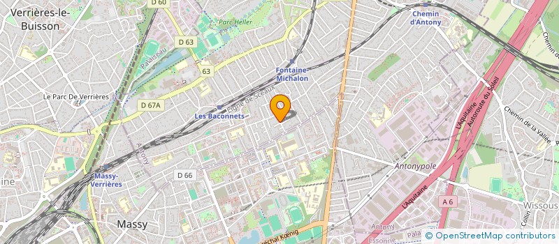 localisation de l'entreprise CAPULANE à ANTONY
