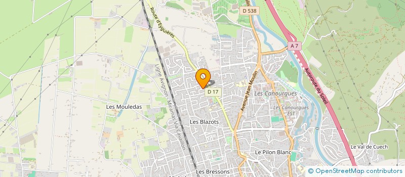 localisation de l'entreprise CAPULI  SALON-DE-PROVENCE