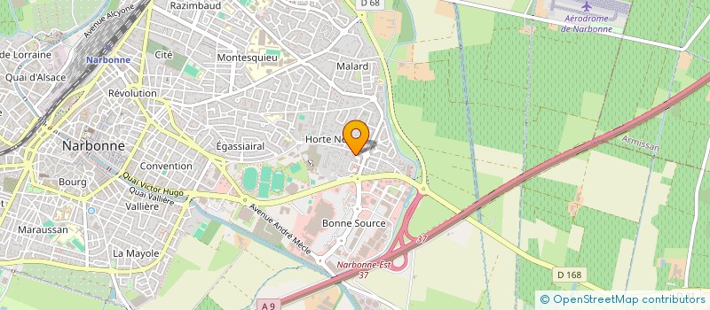 localisation de l'entreprise CAPUS à NARBONNE