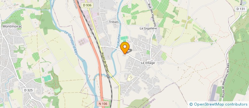 localisation de l'entreprise CAPUS ELECTRICITE  SAINT-HILAIRE-DE-BRETHMAS
