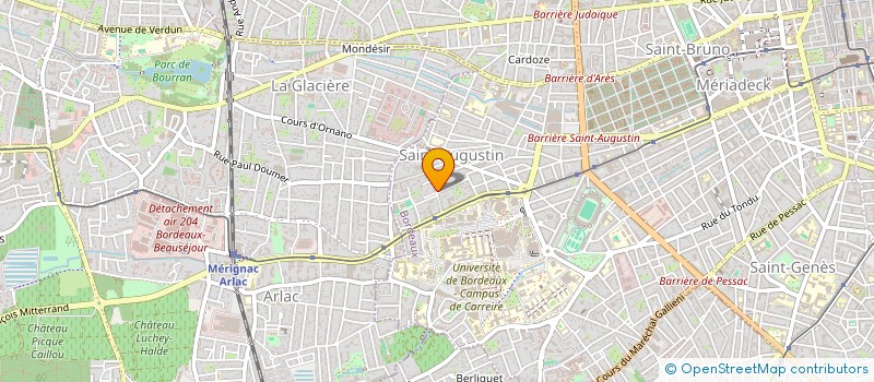 localisation de l'entreprise CAPUS SNACK  BORDEAUX