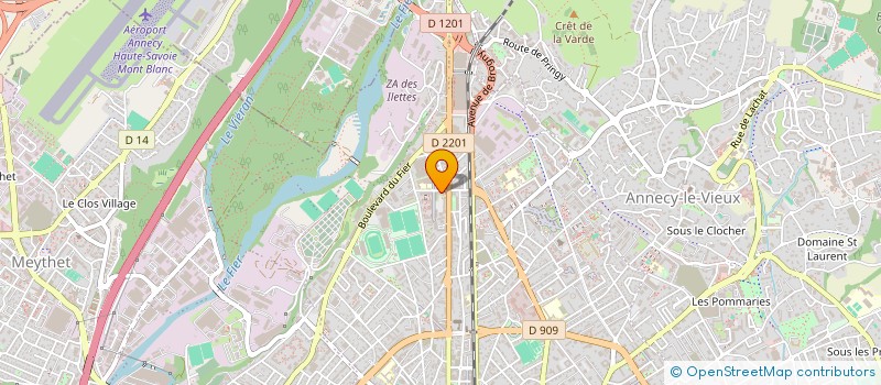 localisation de l'entreprise CAPUTO à ANNECY