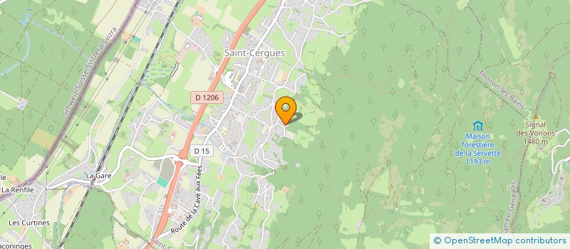 localisation de l'entreprise CAPUTO FONCIERE  SAINT-CERGUES