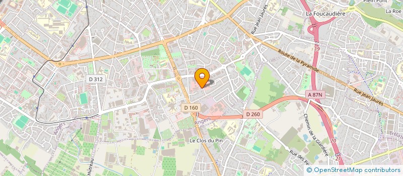 localisation de l'entreprise CAPVEIL à ANGERS
