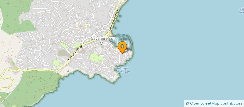 localisation de l'entreprise CAPVENTURE à CAVALAIRE-SUR-MER