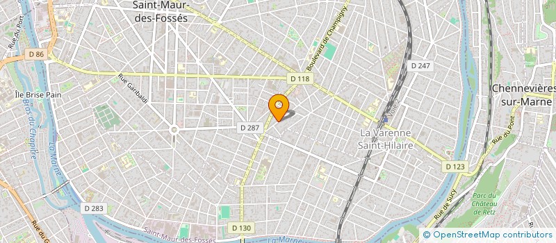 localisation de l'entreprise CAPVERDA à SAINT-MAUR-DES-FOSSES