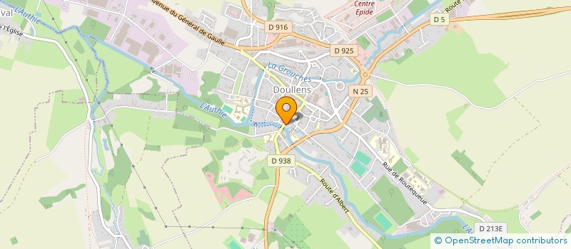 localisation de l'entreprise CAPVERMA  DOULLENS