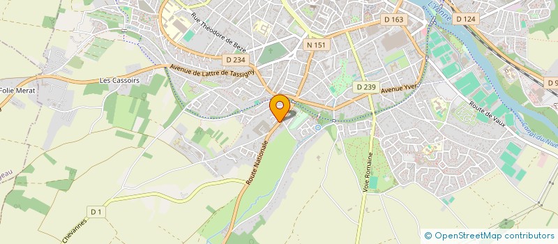 localisation de l'entreprise CAPVERS  AUXERRE