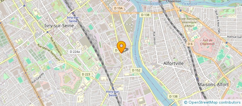 localisation de l'entreprise CAPVERT à VITRY-SUR-SEINE