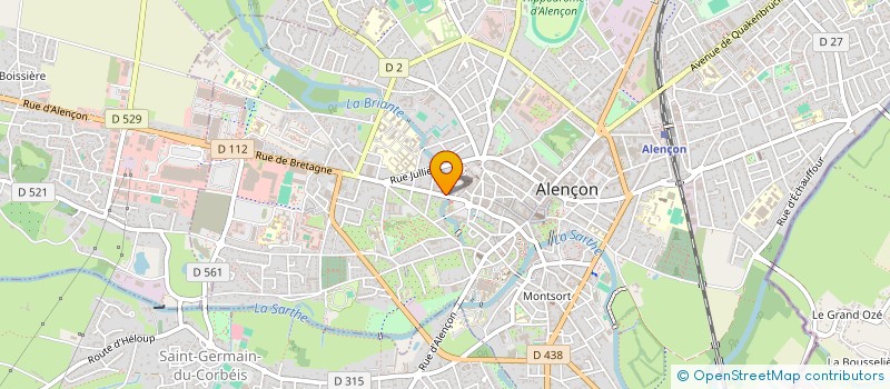 localisation de l'entreprise CAPVIE 61 - NORD SARTHE à ALENCON