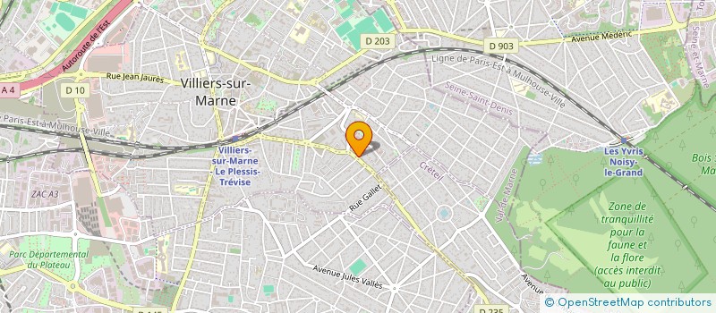 localisation de l'entreprise CAPVILLIERS  VILLIERS-SUR-MARNE