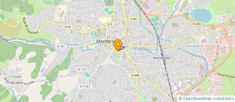 localisation de l'entreprise CAPVITAL MONTBRISON  MONTBRISON