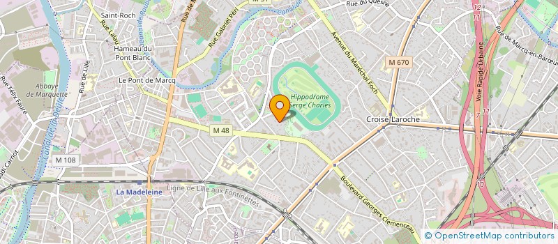 localisation de l'entreprise CAPVOLT à MARCQ EN BAROEUL
