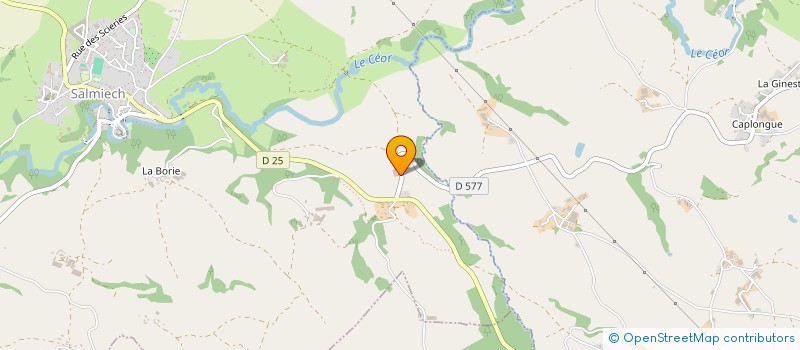 localisation de l'entreprise CAPWATT  ARVIEU