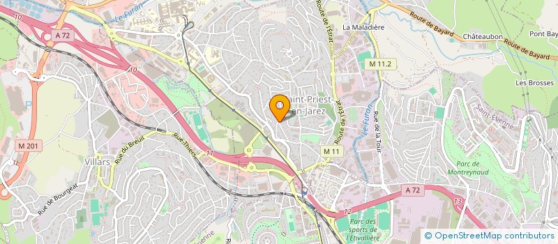 localisation de l'entreprise CAPWAVE FAMILY  SAINT-PRIEST-EN-JAREZ