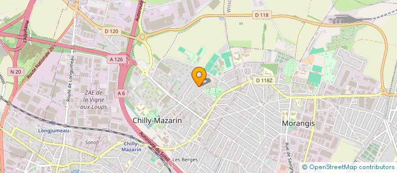 localisation de l'entreprise CAPX  CHILLY-MAZARIN