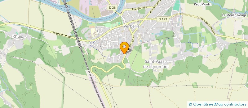 localisation de l'entreprise CAPY  VERBERIE