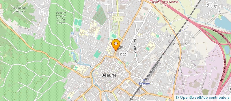 localisation de l'entreprise CAPY à BEAUNE