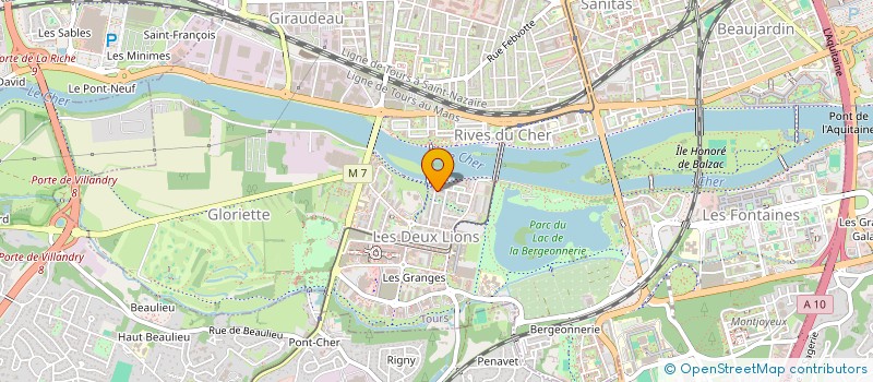 localisation de l'entreprise CAPY CREW  TOURS