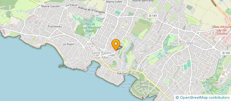 localisation de l'entreprise CAPYDA  SAINT-PALAIS-SUR-MER