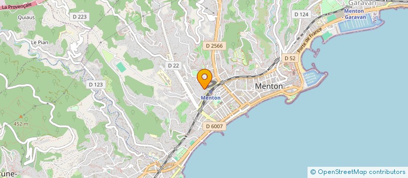 localisation de l'entreprise CAPYTAL à MENTON