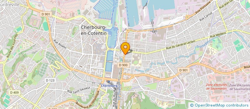 localisation de l'entreprise CAPZERO à CHERBOURG-EN-COTENTIN