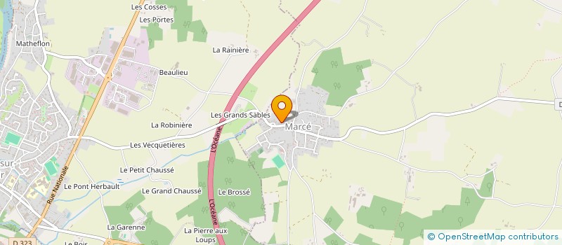 localisation de l'entreprise CAPZI  MARCE