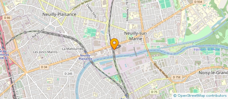 localisation de l'entreprise CAQUERET à NEUILLY-SUR-MARNE