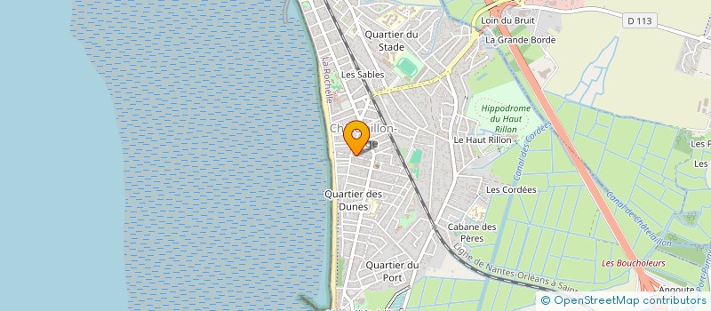 localisation de l'entreprise CAQUINEAU à CHATELAILLON-PLAGE