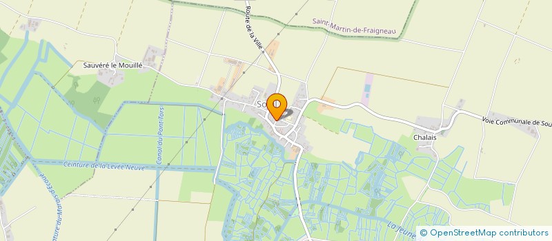 localisation de l'entreprise CAQUINEAU CLAUDE ET HELENE  SAINT-PIERRE-LE-VIEUX