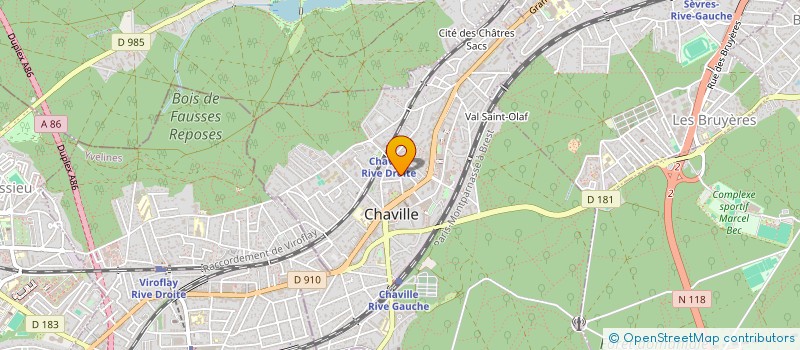 localisation de l'entreprise CAR 2000 à CHAVILLE