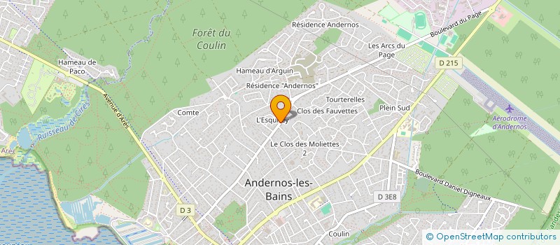 localisation de l'entreprise CAR 3000 à ANDERNOS-LES-BAINS