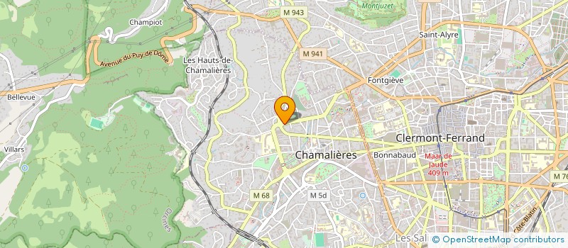 localisation de l'entreprise CAR  CHAMALIERES