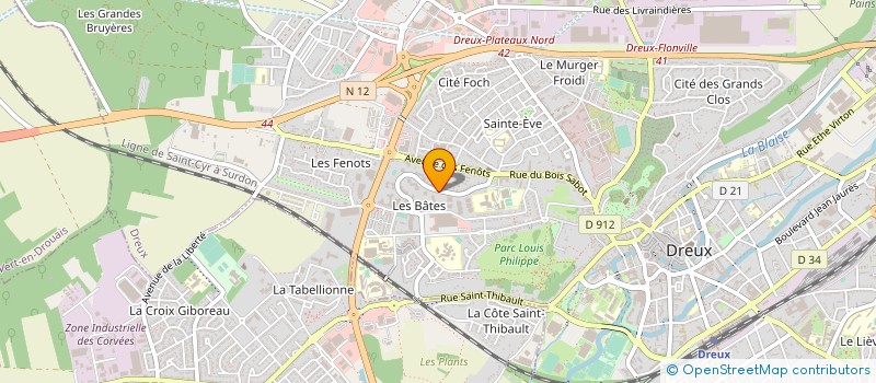 localisation de l'entreprise CAR 4 YOU à DREUX