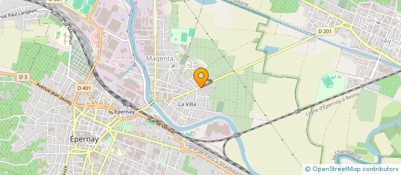 localisation de l'entreprise CAR 51 à EPERNAY