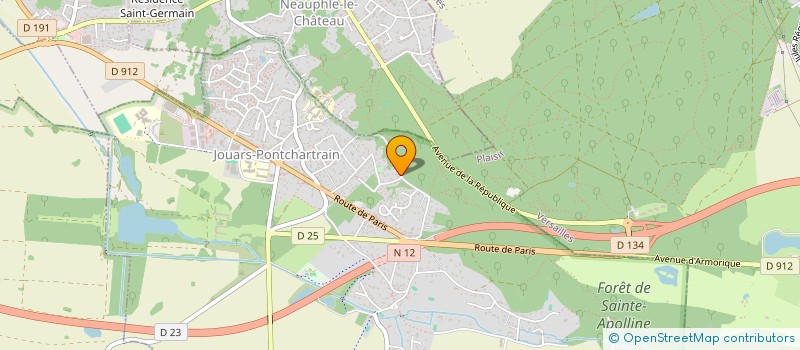localisation de l'entreprise CAR  JOUARS-PONTCHARTRAIN