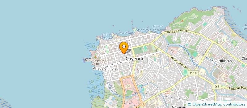 localisation de l'entreprise CAR+ à CAYENNE
