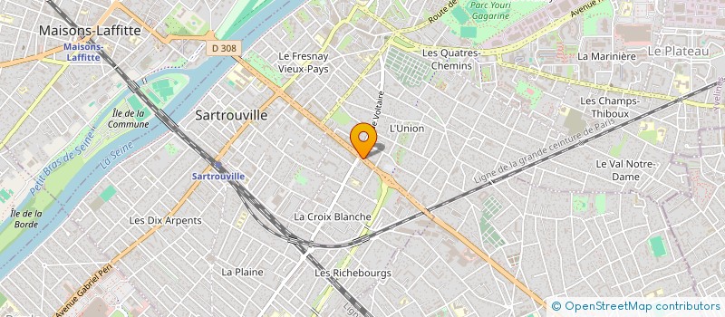 localisation de l'entreprise CAR A BOSSE à SARTROUVILLE