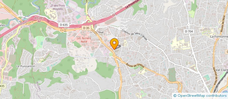 localisation de l'entreprise CAR AGENCY EUROPE  ANTIBES