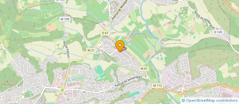 localisation de l'entreprise CAR'ANIMOS  JACOU