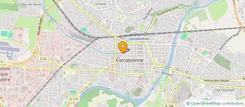 localisation de l'entreprise CAR AUDIO 2000  CARCASSONNE