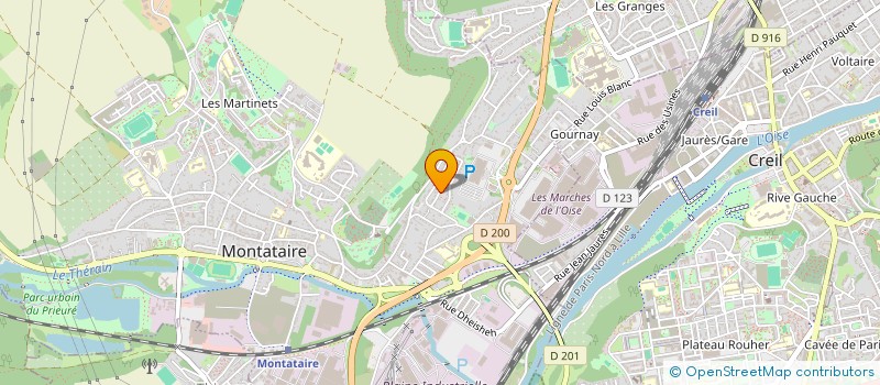 localisation de l'entreprise CAR AUTO 34  MONTATAIRE