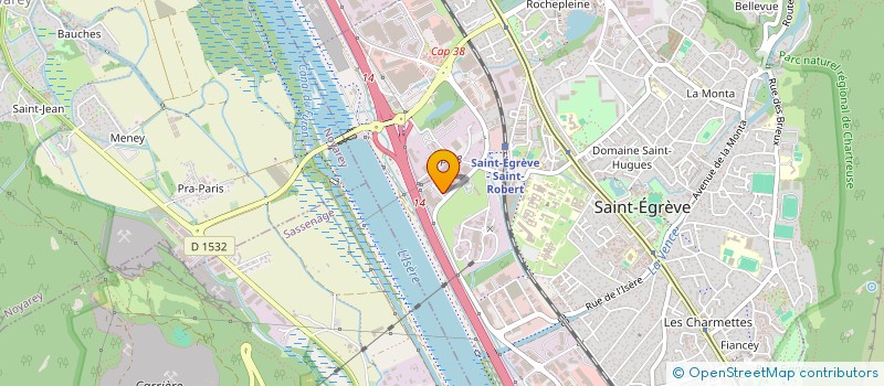 localisation de l'entreprise CAR-AUTO-PIECES  SAINT-EGREVE