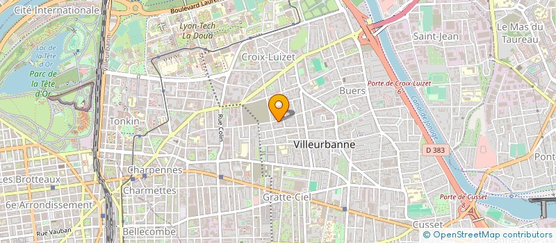 localisation de l'entreprise CAR AVENUE à VILLEURBANNE