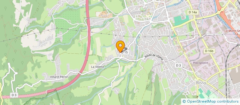 localisation de l'entreprise CAR'AX  LA MOTTE-SERVOLEX