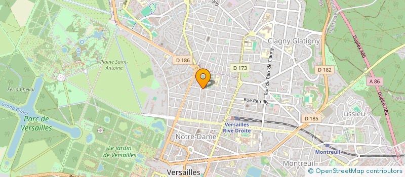 localisation de l'entreprise CAR-BAT-SERVICES à VERSAILLES