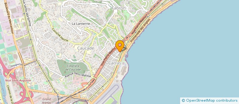 localisation de l'entreprise CAR BERNARD SPORT ACTION MOTORS à NICE
