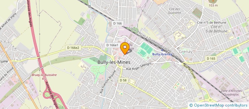 localisation de l'entreprise CAR CLEAN AUTO  BULLY-LES-MINES