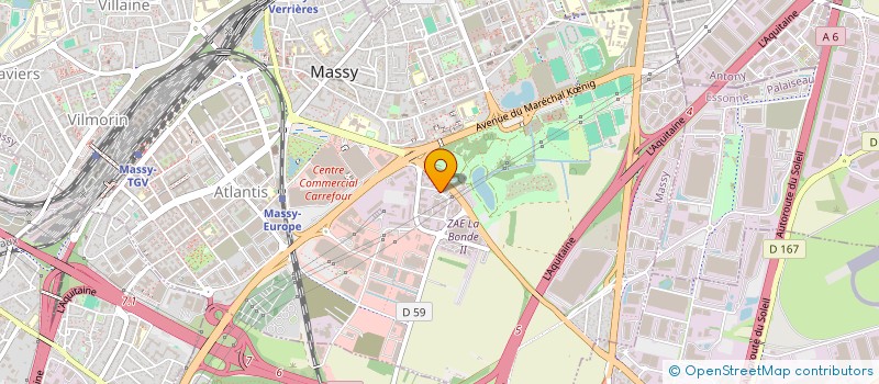 localisation de l'entreprise CAR CONSULTING à MASSY